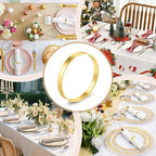 200pcs Gold Napkin Rings Bulk,FACULX Round Gold Metal Napkin Buckles - Image 6