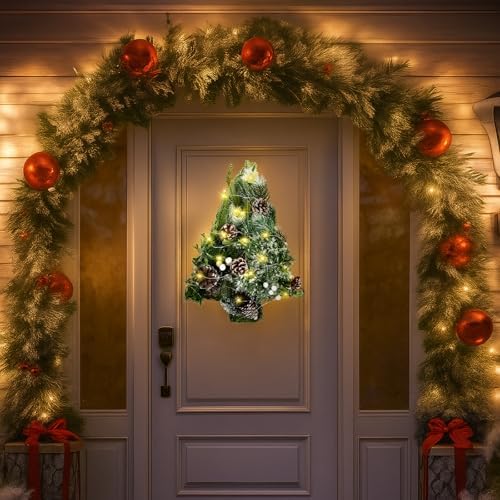 6 Pcs 13 Inch Christmas Wreath Christmas Tree Wire Wreath Frame - Image 6