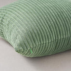 Topfinel Light Green Decorative Throw Pillow Covers Green Series,Winter Fluffy Corduroy Striped Euro Pillows Shams for Couch Bed Bedroom,Western Modern Hunter Green Pillowcase 20x20 Inch Set of 4 - Image 2
