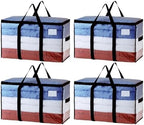 TAILI 4 Pack Clear Extra Large Moving Bags,Storage Bag with Visible Window by TAILI