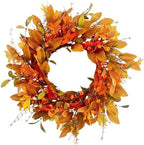 Betylifoy Fall Wreath for Front Door 22'' Artificial Autumn Pumpkin Wreaths by Betylifoy