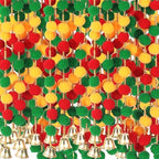 Suncalla 12 Pcs Holi Decorations Marigold Garland 4 ft Long, Colorful by Unknown