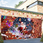 16x7Ft Christmas Garage Door Cover, Garage Door Christmas Decorations, Large Garage Door Xmas Cover, Xmas Banner Decorations for Party,Home,Outdoor,Indoor - Image 6