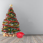 Luxshiny Storage Bag Pe Round Organizer Double Layered Christmas Wreath - Image 5