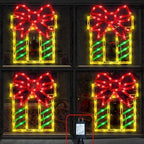 TRWYMZ Christmas Decorations - 16" Christmas Window Silhouette Lights by TRWYMZ
