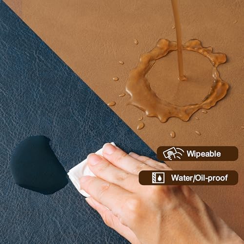 DOLOPL Placemats Set of 12, Reversible Dual-Color Faux Leather Place Mats - Image 7