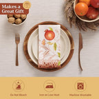Maison d' Hermine Cloth Napkins Set of 4 Reusable 100% Cotton (20" x 20") - Image 5