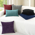 CaliTime Decorative Couch Throw Pillow Covers 24 X 24 Inches Plum Purple - Image 4