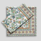 FINGERCRAFT Cloth Napkins Set of 12 Cotton Linen, 20x20 Inch, Amber Vine - Image 2