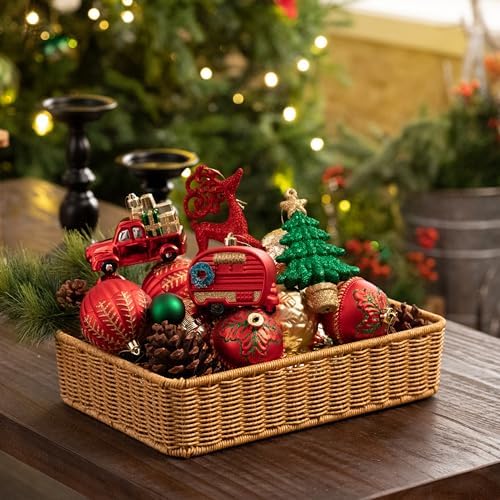 Valery Madelyn 60ct Christmas Tree Decorations Ball Ornaments Set - Image 4
