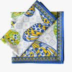 FINGERCRAFT Cloth Napkins Set of 12 Cotton Linen, 20x20 Inch, Butterfly by FINGERCRAFT