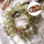 16 Pcs 6 inch Natural Grapevine Wreath Set, Hand-Woven Vine Branch Wreaths for DIY Crafts, Christmas Decorations, Home & Event Styling - Image 6