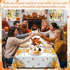Ceenna 452 Pcs Fall Party Supplies Serve 50, Paper Plates Napkins Cups Set - Image 5