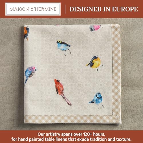Maison d' Hermine Cloth Napkins Set of 4 Reusable 100% Cotton (20" x 20") - Image 2