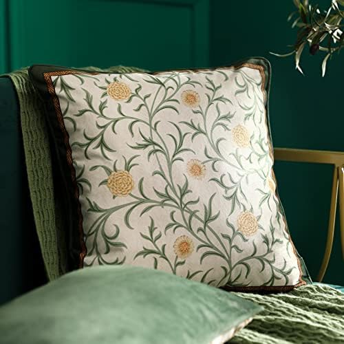 patdrea Designer Velvet Throw Pillow Cover,Set of 2,18"x18"-Botticelli B - Image 2