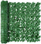 Artificial Ivy Privacy Fence Wall Screen, 59 x 118 in Garden Fake Hanging Plants Vines, Aesthetic Faux Greenery Garland Leaves with Strengthened Joint Prevent Leaves Falling Off for Outdoor Decor by Unknown