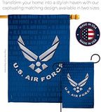 US Air Force House Flag - Pack Armed Forces USAF United State American Military Veteran Retire Official USA Applique - Decoration Banner Small Garden Yard Gift Double-Sided Imported 28 X 40 - Image 4