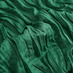 Asee'm Emerald Green Cheesecloth Table Runner Christmas Fall Rustic 10FT - Image 5