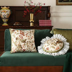 ISAENNE Designer Velvet Throw Pillow Covers,18"x18" Set of 2-Grace A - Image 6