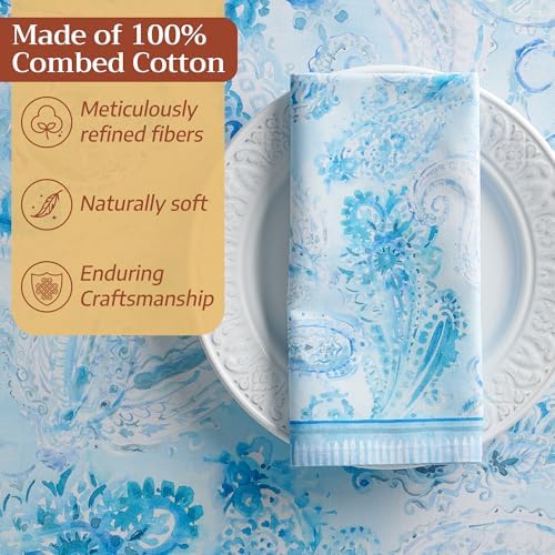 Maison d' Hermine Cloth Napkins Set of 4 100% Combed Cotton (20" x 20") - Image 4