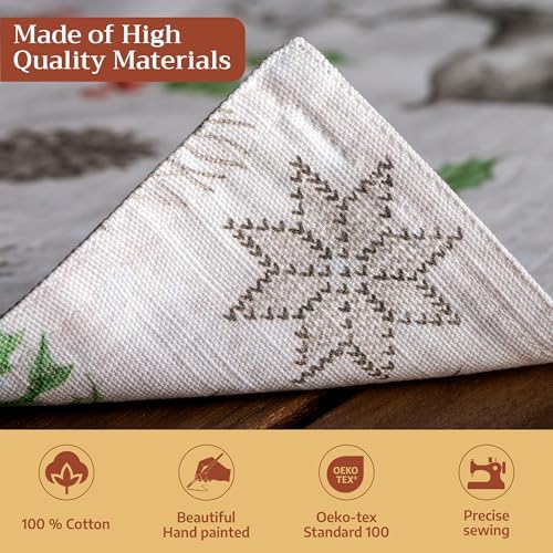 Maison d' Hermine Placemats Set of 4 Reusable 100% Cotton (13"x19") - Image 3
