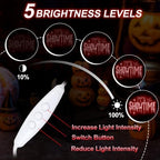 It's Showtime Neon Sign, Red Halloween LED Wall Decor Light 16.5x11.4 Inch - Image 3