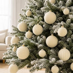 20Pcs Velvet Ornaments for Christmas Tree,2.36In Christmas Ornaments Set - Image 6