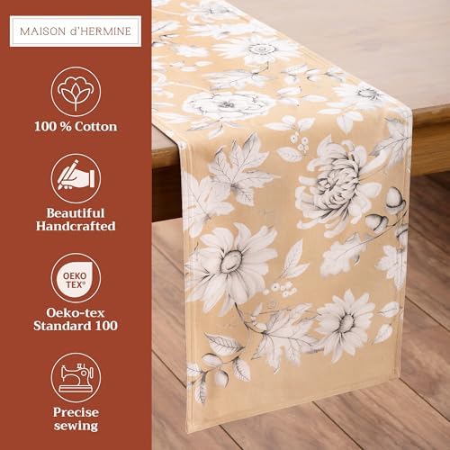 Maison d' Hermine Table Runner 100% Cotton 14.50" x 72" (Double Layer) - Image 2