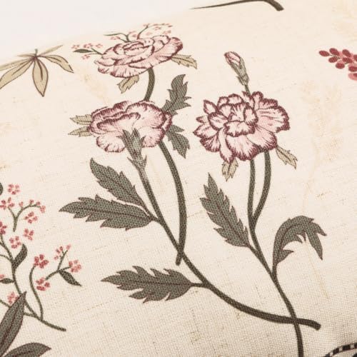 ISAENNE Designer Linen Throw Pillow Cover,Set of 2,28"x12"-Helena A - Image 5