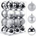 TranquilBliss Christmas Ball Ornaments, 24-Pack, 2.5-Inch, Sliver by Unknown