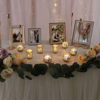 24 Pcs Assorted Gold Votive Candle Holders, Mercury Glass Tea Lights Holder - Image 4