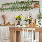 120 Pack Artificial Ivy Garland, 936 Ft Fake Vines Hanging Plants for Room Decor, 81 Leaves Aesthetic Faux Greenery Garland Vines with Strengthened Joint Prevent Leaves Falling Off for Wall Decor - Image 5
