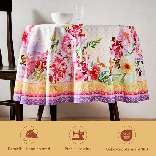 Maison d' Hermine Table Cloth Round Table 100% Combed Cotton 70" Diameter - Image 2