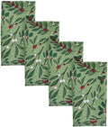 Park Designs Under The Mistletoe Napkin Set of 4 by ParkDesigns