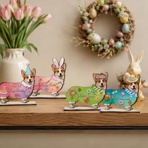 Interchangeable Magnetic Wooden Animal Decor Holiday Seasonal (L) - Image 5