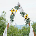 ponatia Artificial Sunflowers Wedding Arch Flowers Set of 2 - Image 3
