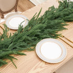 Artificial Norfolk Pine Garland, Realistic Christmas Greenery Garland for Mantle, Staircase, Banister, Fireplace, Wall, Door, Table, Indoor & Outdoor Holiday Winter Decortions (12 Ft) - Image 3