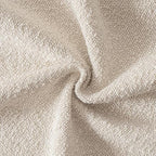 MIULEE 26x26 Decorative Euro Sham Boucle Couch Pillow Covers Beige - Image 2