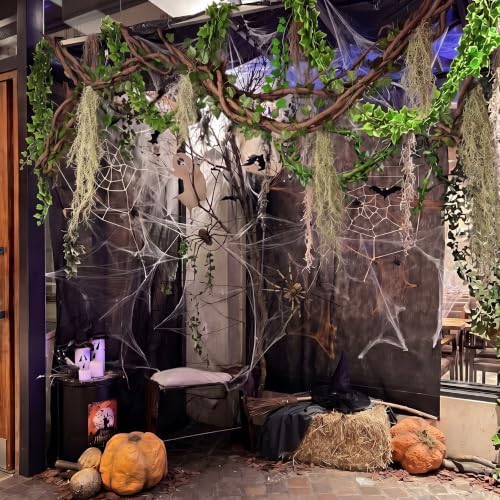 29 Pcs Halloween Haunted Swamp Decorations, Creepy Hanging Moss Garland - Image 2