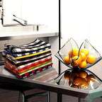 Urban Villa Cloth Napkins Cotton 12x12 (Set of 12) Multi - Image 4