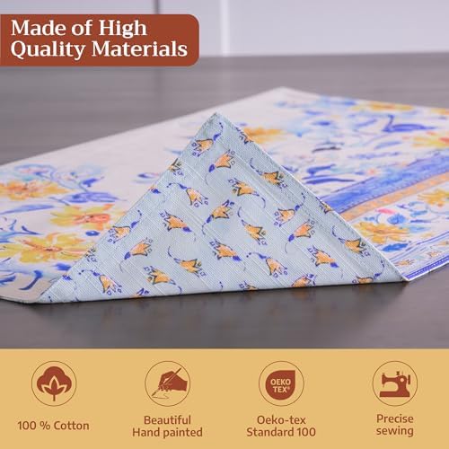 Maison d' Hermine Placemats Set of 4 Reusable 100% Cotton (13"x19") - Image 3