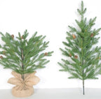 Treepool 3FT Tabletop Artificial Christmas Tree, 209 PE Tips, Unlit, Office - Image 6