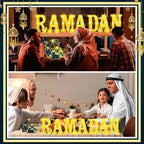 Aurelema 8 Pcs Ramadan Decorations LED Letter Lights Signs - Image 4