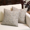 Amor Virisso Floral Throw Pillow Covers 18x18 Set of 2 Vintage Block Print Pillow Covers Decorative Pillow Covers Couch Pillows for Living Room Farmhouse Accent Sofa Pillows, Yellow/Sand by AffordableFloralPrintMaker