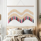 Tiamon Boho Wall Decor - 59'' W x 42'' L Macrame Wall Hanging Large Tapestry Art for Bathroom Farmhouse Bedroom Living Room Nursery Classroom Bohemian Natural Modern Rustic Style Decoration - Image 6