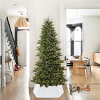 Sequin Christmas Tree Ring Collar White Tree Collar 25.59 Inch Velvet Tree Stand Cover for Xmas Artificial Tree Home Ornaments - Image 3
