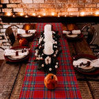 HunnmingRe 6 Pcs Red Christmas Tartan Plaid Table Runner 13 x 72 - Image 5