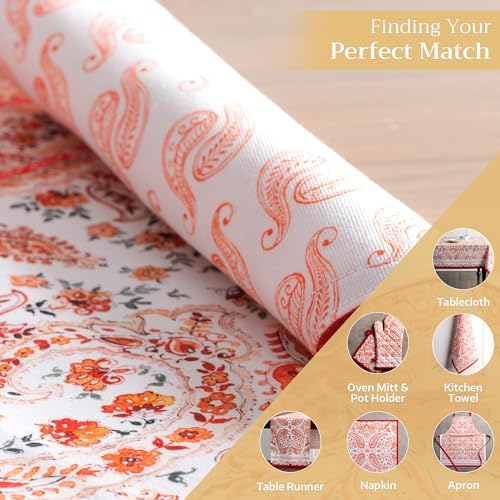 Maison d' Hermine Placemats Set of 4 Reusable 100% Cotton (13"x19") - Image 5