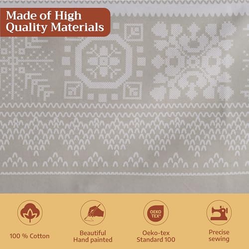 Maison d' Hermine Table Cloth Rectangle Table Reusable 100% Cotton 54"x72" - Image 3
