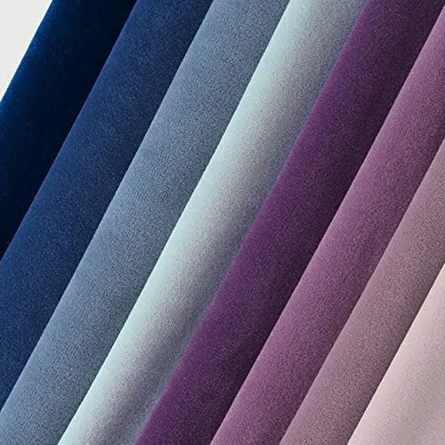 8-Colors Velvet Throw Pillow Covers 18x18 Inch Set of 4 Decorative Blue Purple Pillowcases Modern Double-Colored Cushion Covers for Sofa Couch - Image 6